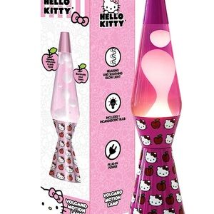 Hello Kitty Pink and White Volcano Motion Lamp